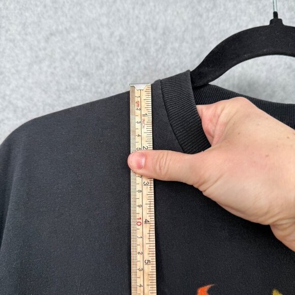 Nascar VTG Nextel Cup Series T Shirt Size M Black 2005 Graphic Distressed Flame - Picture 11 of 13